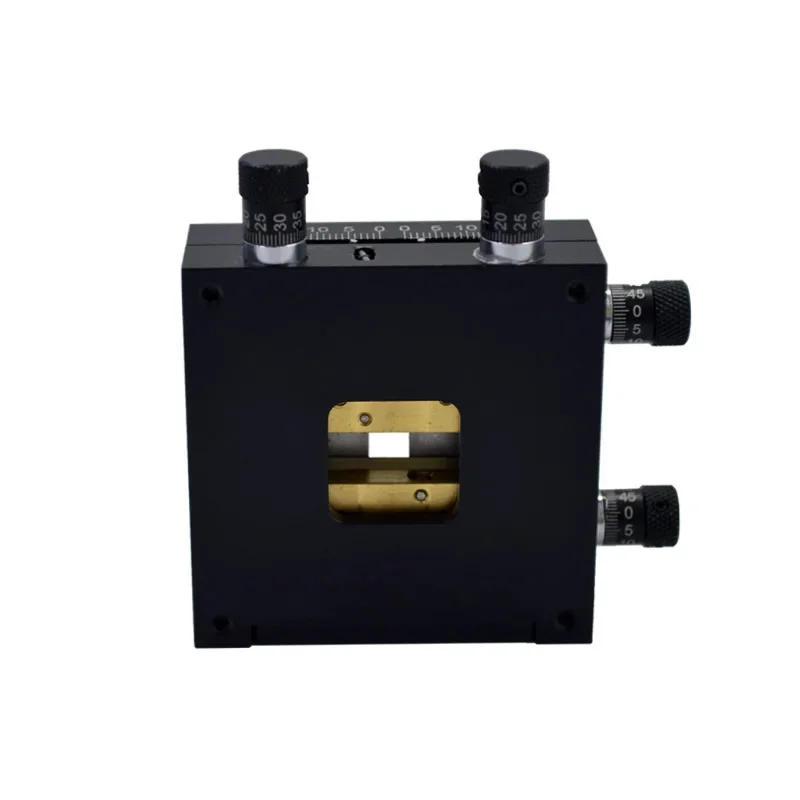 Manually fine-tune the four opening slits to quantify the continuously adjustable slit width, high precision optical flux slit