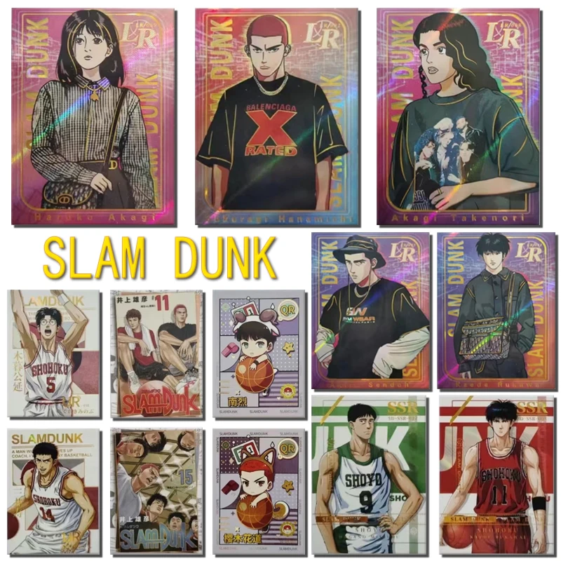 

SLAM DUNK SSR LR card Sakuragi Hanamichi Haruko Akagi ShinichiMaki Game collection Children's toys Birthday Christmas gifts