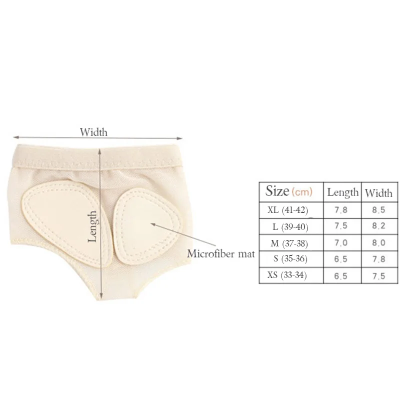 전문 밸리 댄스 발레 토 가드 발 운동 신발, 티팬티 개 관리 도구, 하프 솔 체육관 양말 발레 댄스 신발