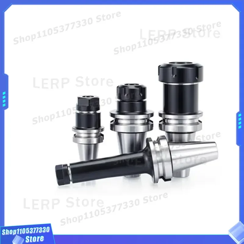 BT40 ER20 135mm CNC Milling Tool Holder Polished Finish Basic Machine Accessory for Precision Machining High Quality Metal