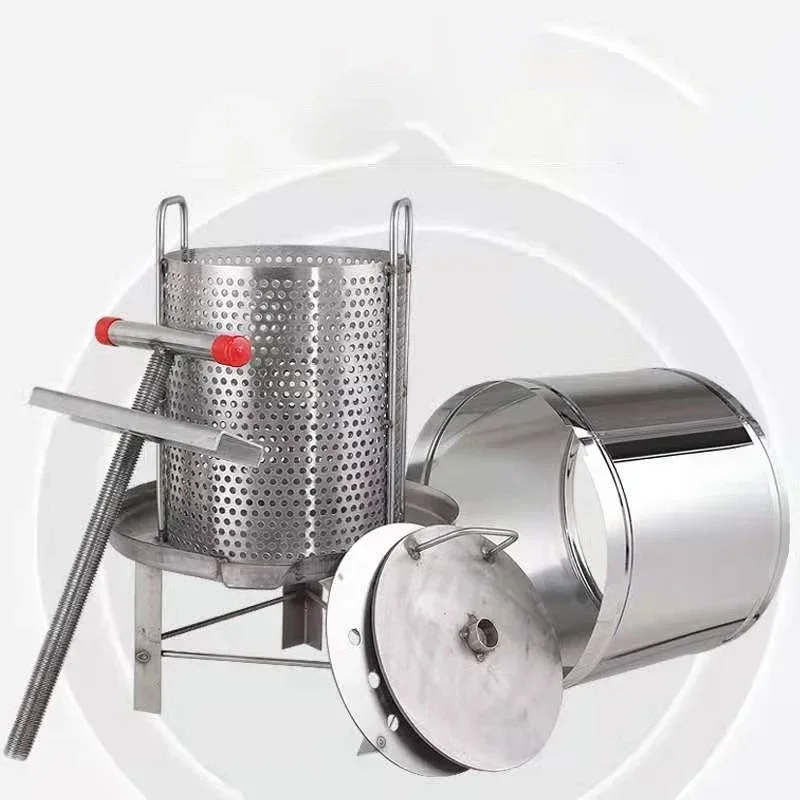 Household 220v Mesh Honey Press Machine Pull Machine Hydraulic Press Commercial Fruit Grape And Orange Juice Squeezer