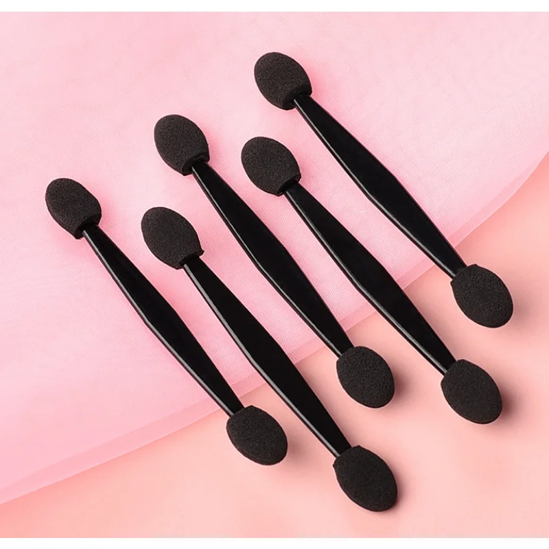 50 Disposable Double Head Sponge Eye Shadow Stick Makeup Tool