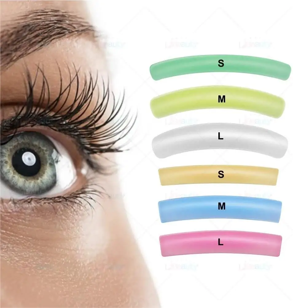 Libeauty 6 Paris C And L CURL Silicone Eyelash Perm Rod Lashes Lift Shield Lifting 3D Eyelash Curler Accessories Makeup Tools