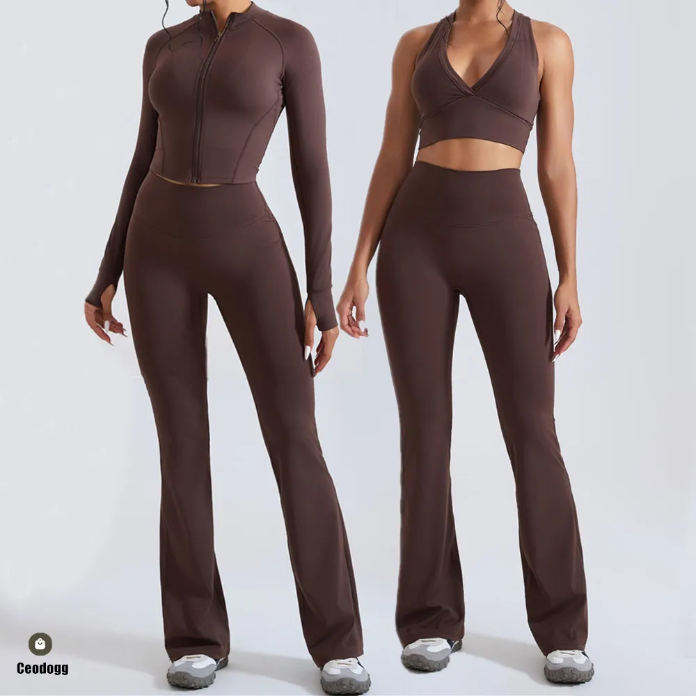 

2/3PCS Women Tracksuit Sports Yoga Set Gym Fitness Running Long Sleeve Workout Tops Push Up Pant Sports Outfits Clothing XP87