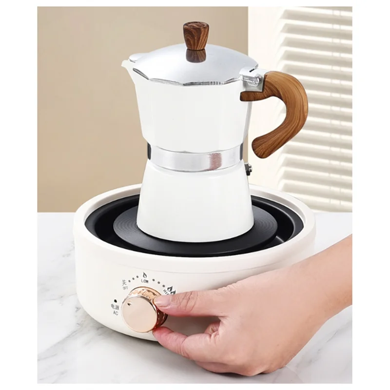 AT28-poêle électrique à chauffage infrarouge, Mini chaudière à eau et lait, brûleur de comptoir pour café Moka, ragoût, marmite, prise américaine