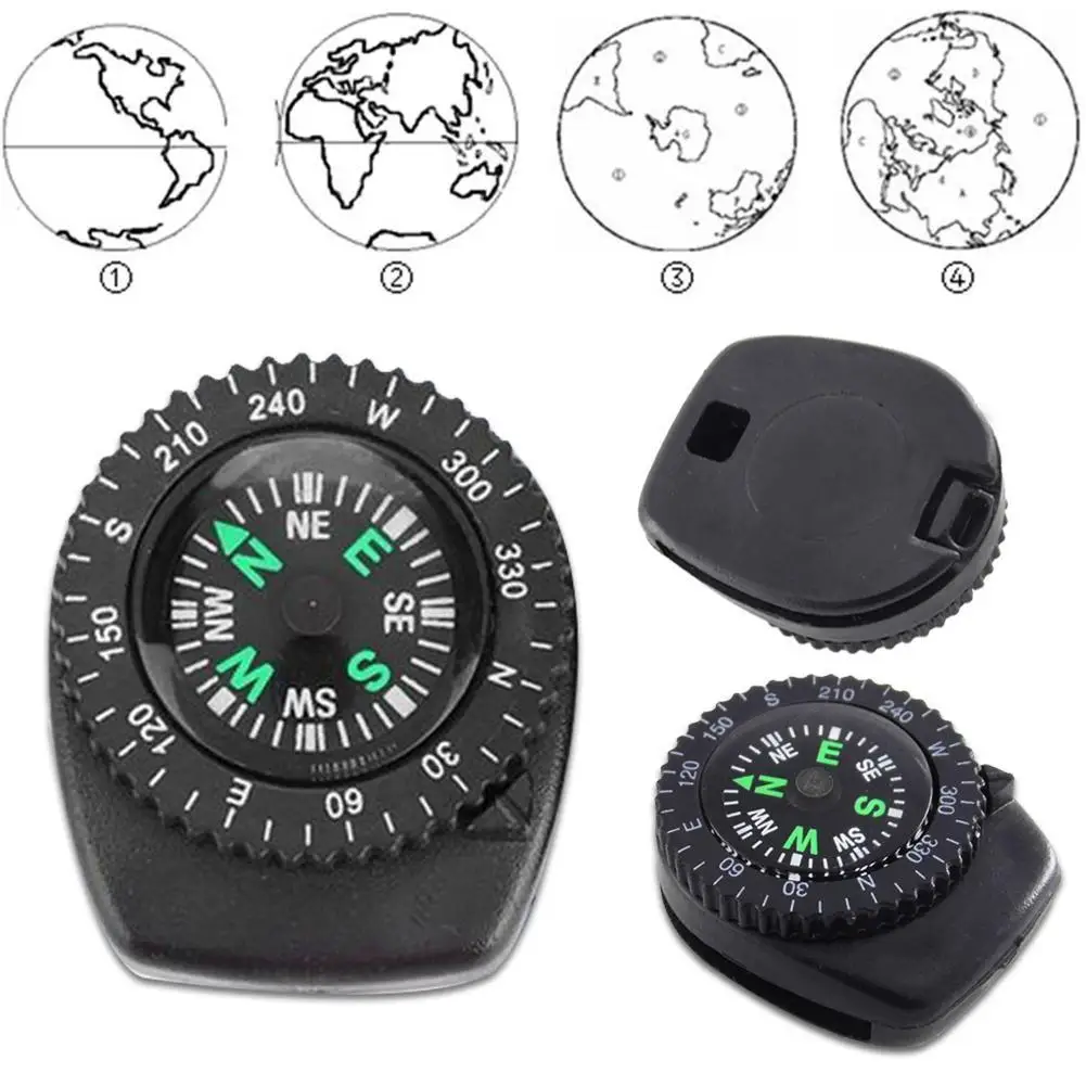 Portable Compass Outdoor Gadget Navigation Hiking Camping Orienteering Backpacking Map Reading Compass Outdoor Accessories