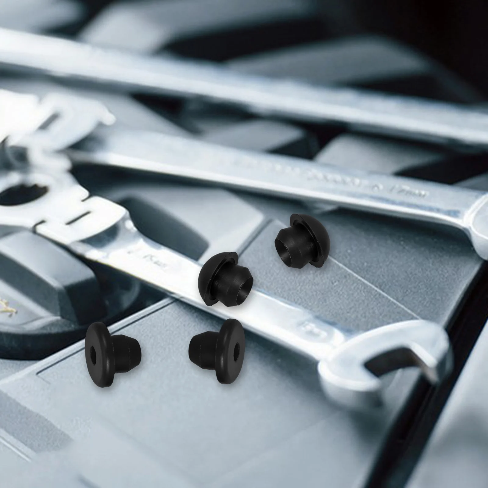 

10pcs Hydraulic Jack Plugs Rubber Oil Filler Bung Horizontal Black Floor Furniture Parts Compatibility Easy Install Repair