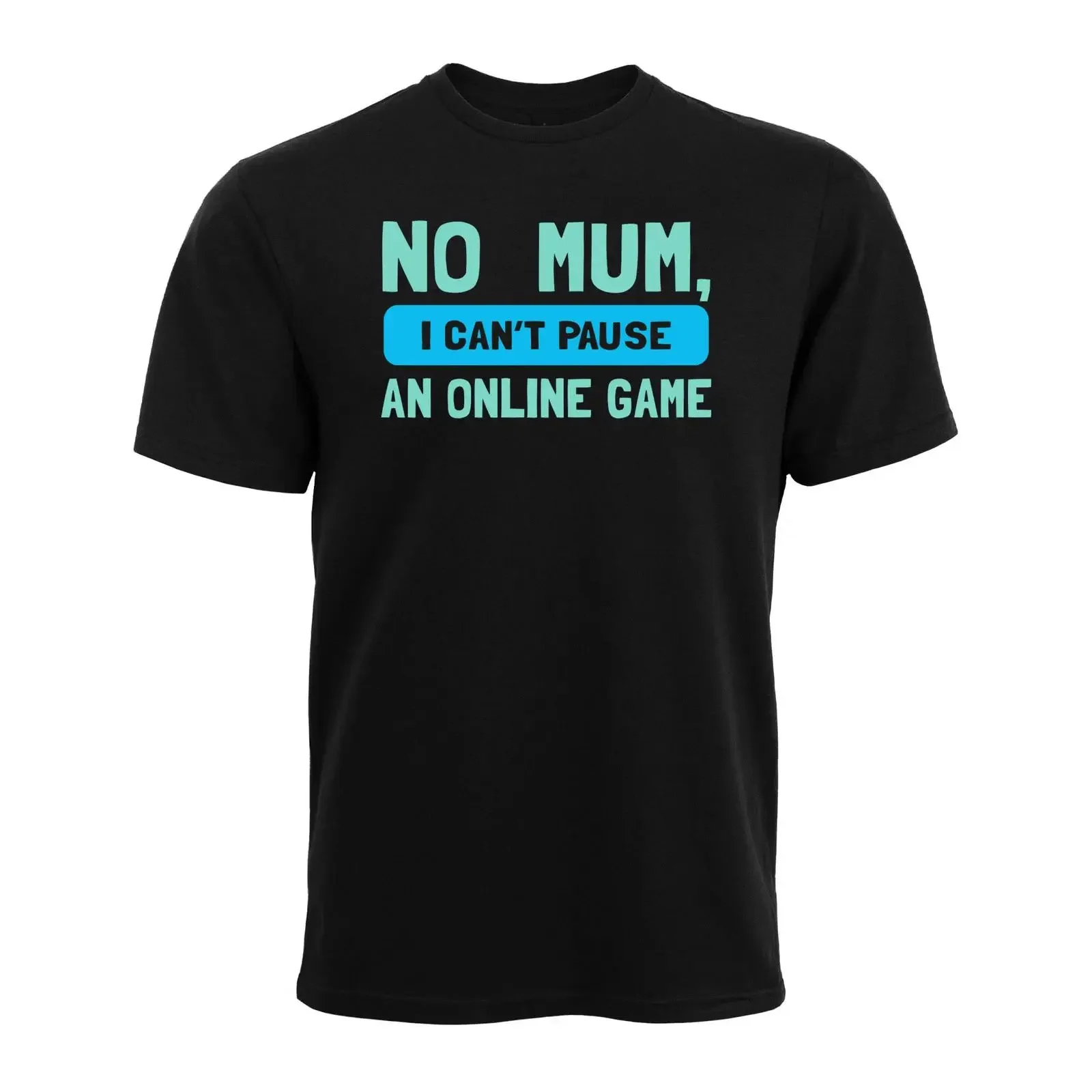 Lustiges Kinder T Shirt Baumwolle No Mum I Can't Pause An Online Game Gamer vintage Washed fashion Top For Everyday Wear Unisex