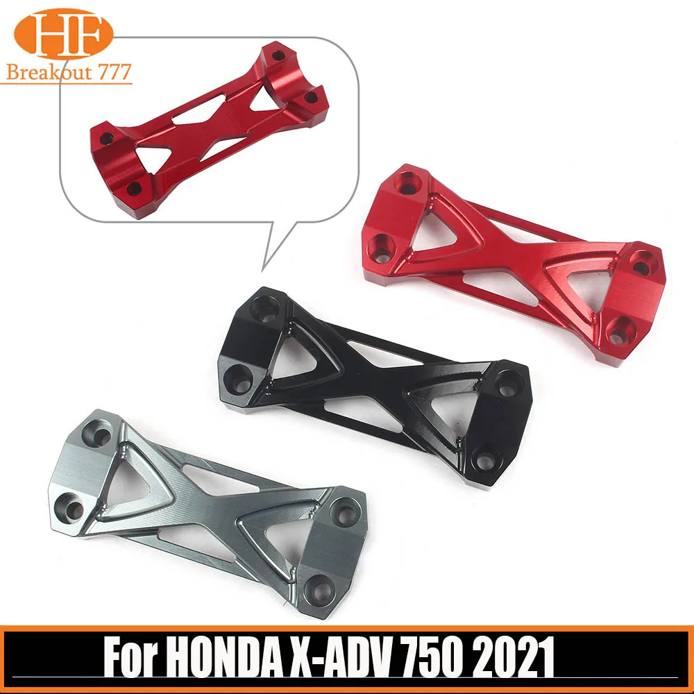 For HONDA X-ADV 750 2021 Motorcycle Handlebar Riser Up Back Move Support Bar Handle Riser Mounting Clamp Aluminum