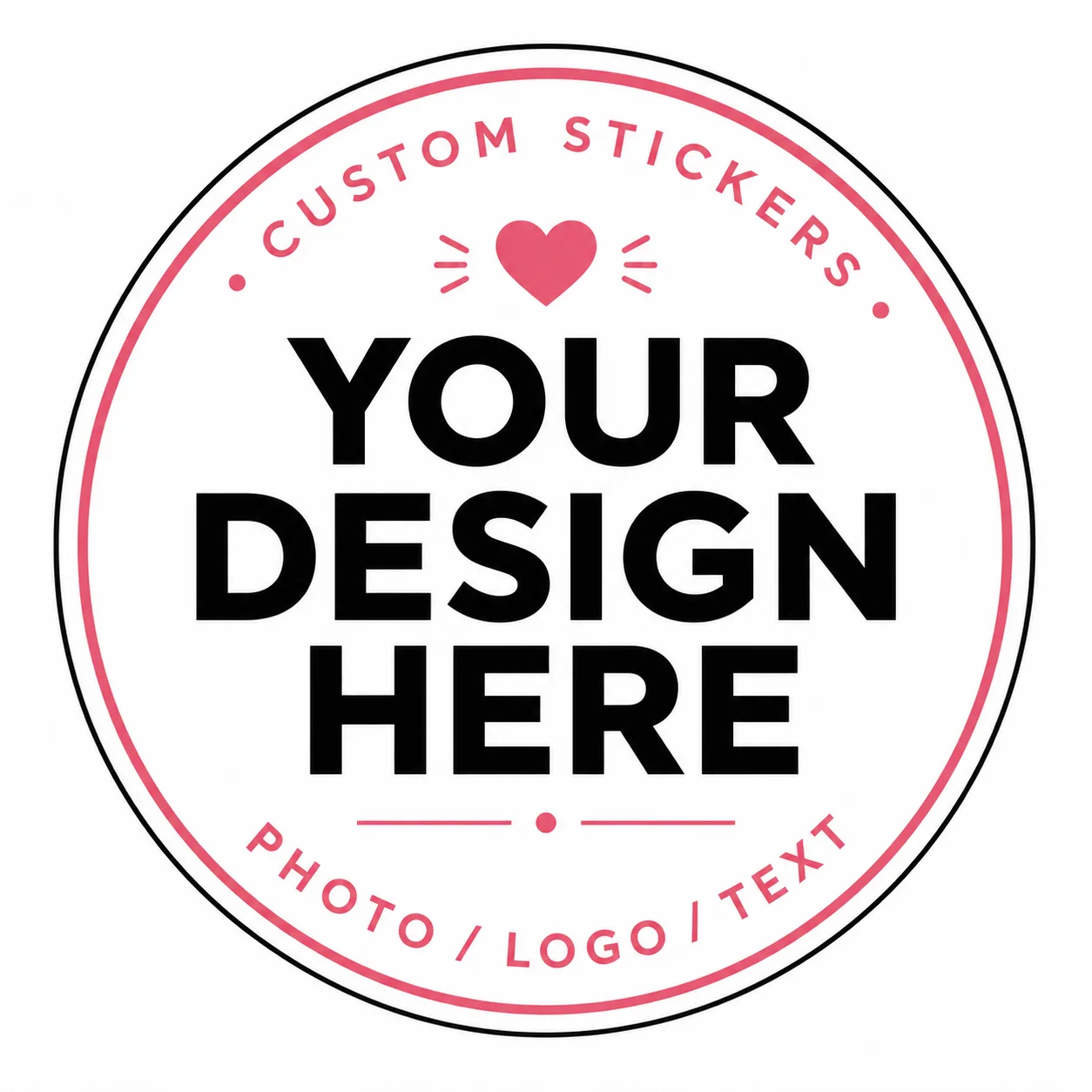 Custom Stickers Logo Decals Labels Packaging Brand Name Advertising Baptism Wedding Birthday Event Cartoon Decoration Stickers