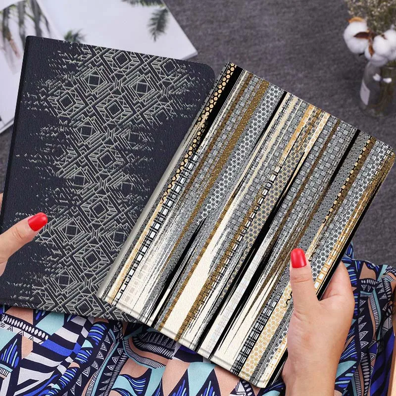 

Vertical Striped Design Tablet Case For Huawei Honor MatePad MediaPad Air 5 6 7 11 V6 V7 V8 V9 X9 X8 T10 T10s C5e T5 Gift