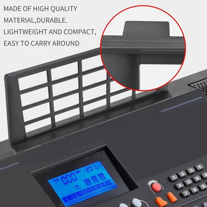 Keyboard Music Score Stand Sheet Musical Instrument Parts Portable Holder Suitable-A69M