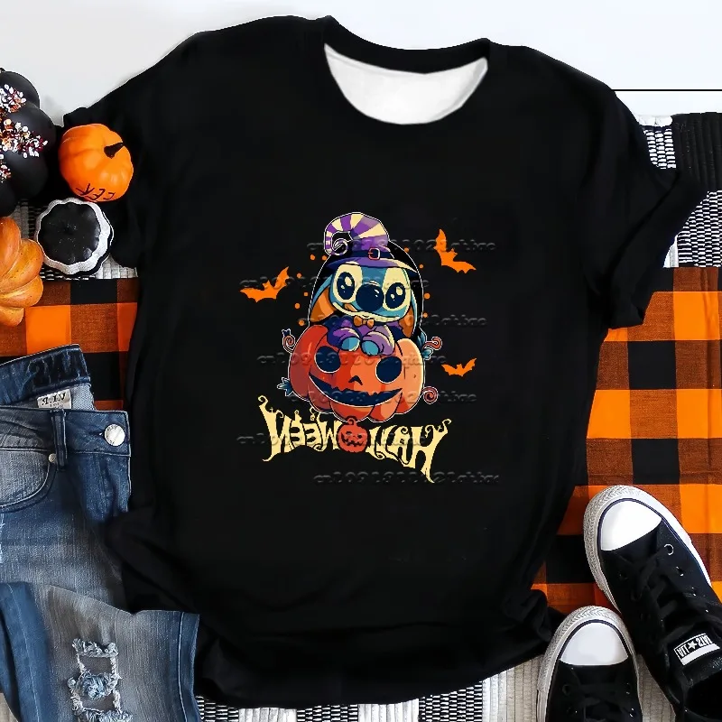 

Новая мужская и женская футболка с 3D принтом мультфильма Хэллоуина, повседневная универсальная дышащая быстросохнущая модная футболка