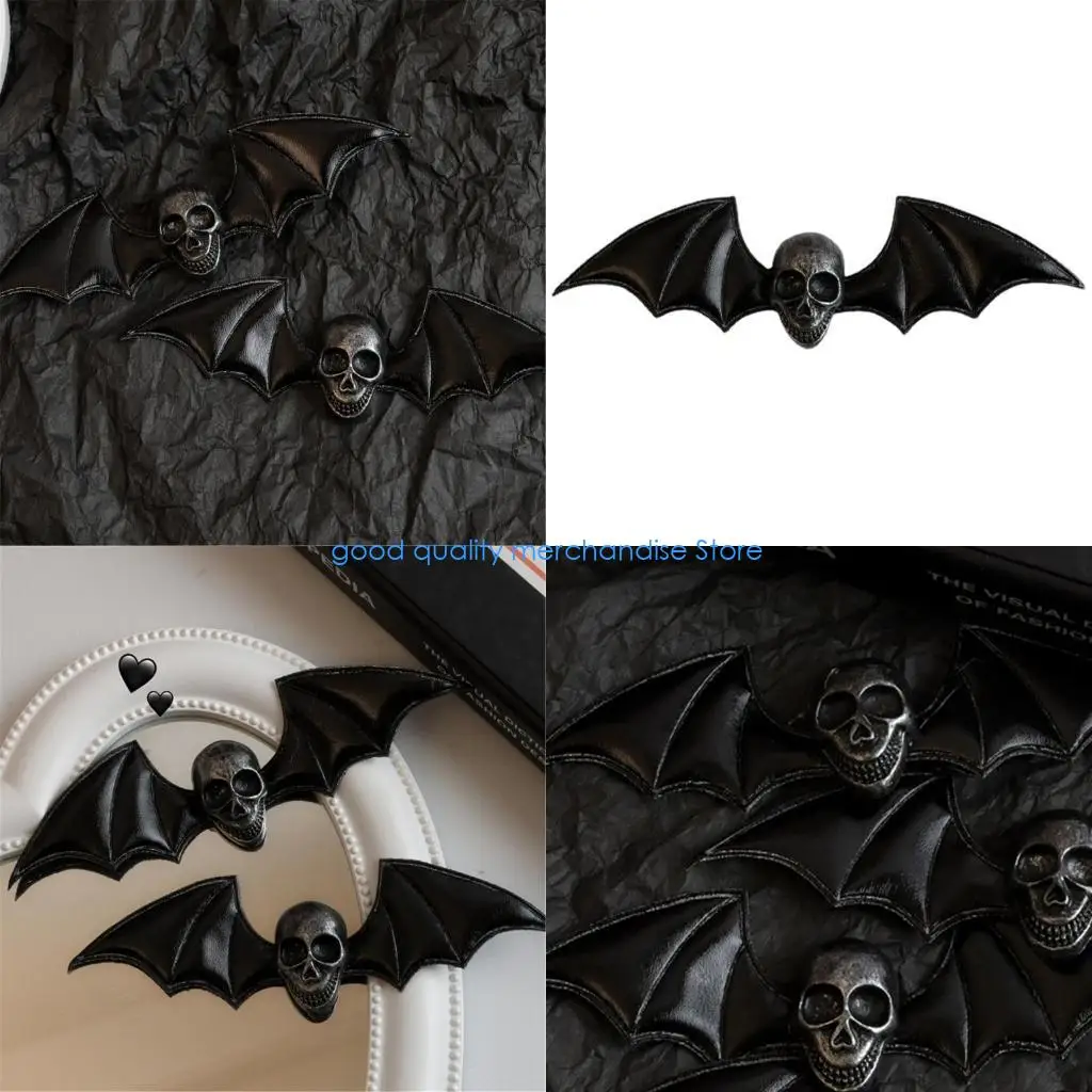 

Y5JD Girls Cosplay Gothic Hair Clips for Teens Kids Punk Girls Devil Cosplay Costume