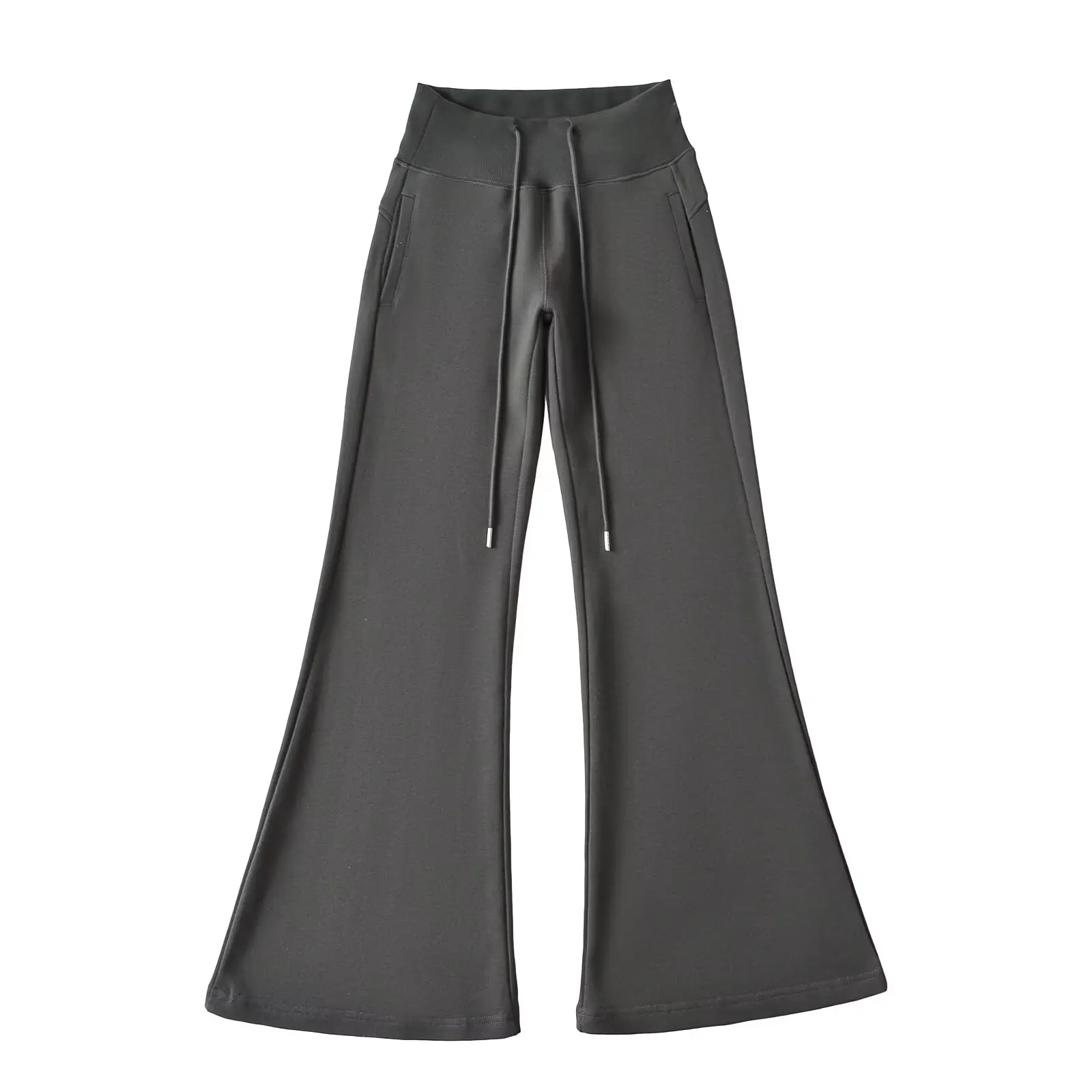 American Sle Vita larga Vita bassa Gamba dritta Dimagrante Pantaloni casual Donna Estate Dstring Pantaloni sportivi sportivi versatili Fl...