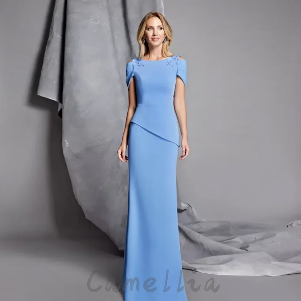 

Mother Dresses for Women Appliques Customized Mermaid Tank Wedding Party Dress Occasion Gowns robes invitée mariage