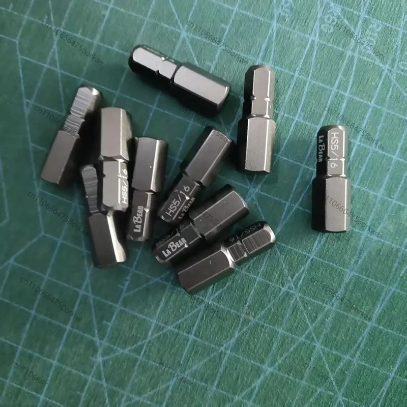 50pcs Hex Screwdriver Bit Allen bit British L25mm Magnetic S2 1/4