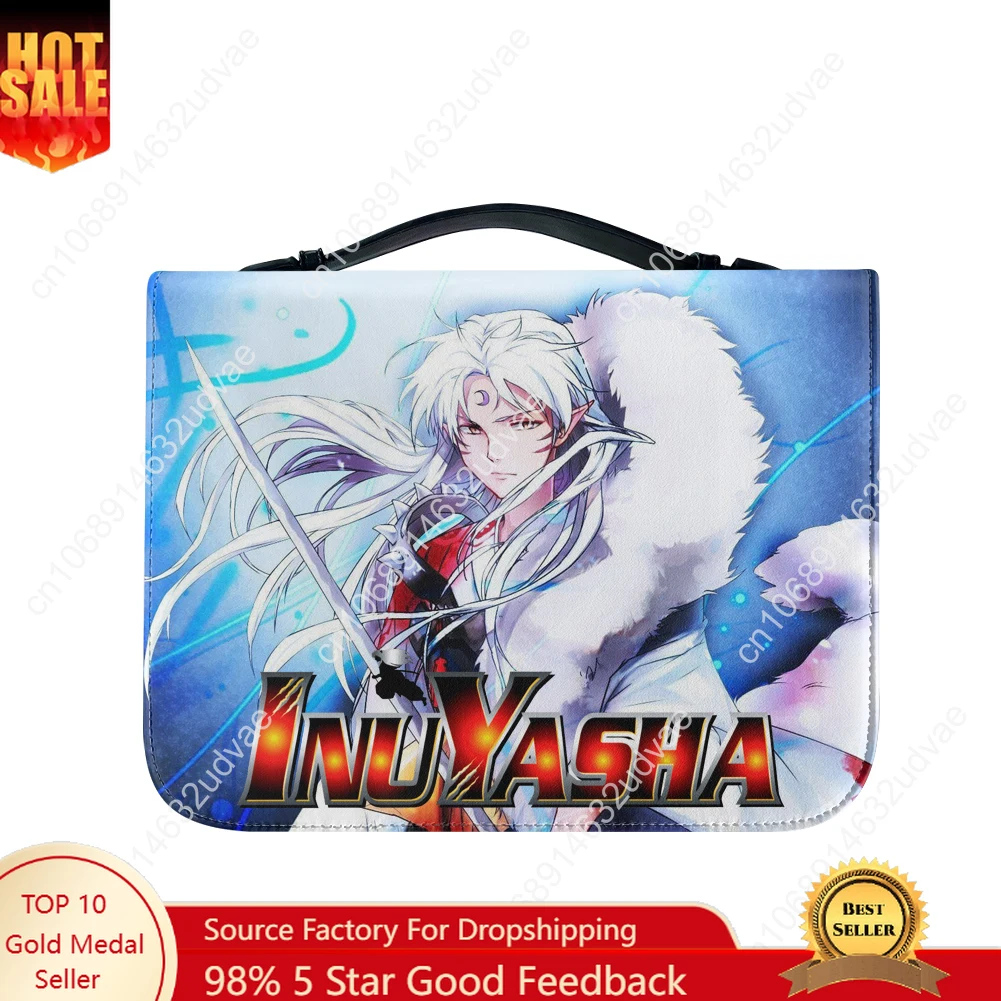 

Inuyasha Sesshomaru Made Bible Bags Christian Gifts Personalized Covers Bible Pack Waterproof Leather Bag Package Case