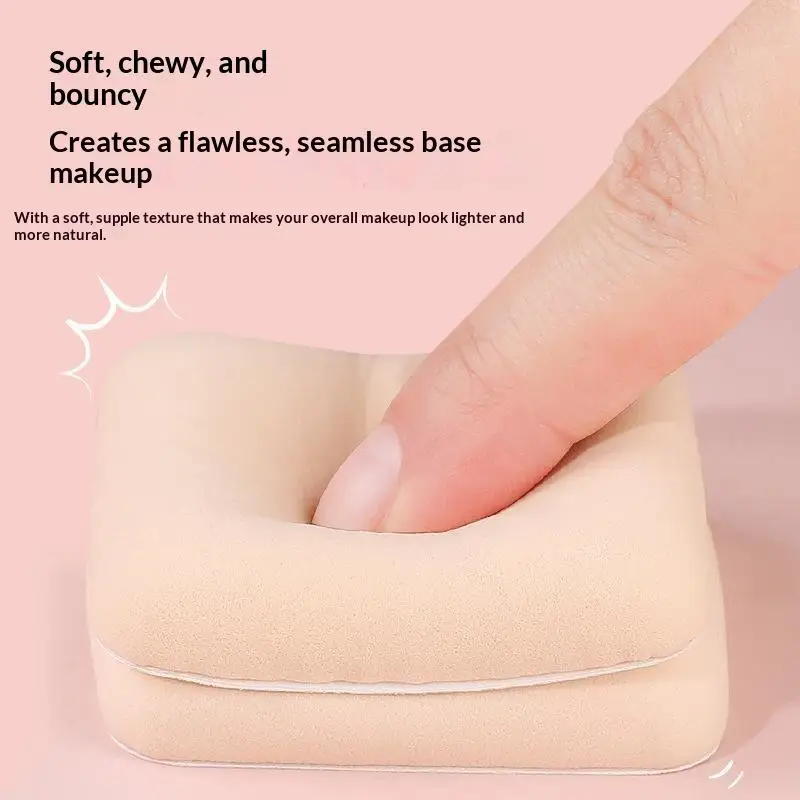 5Pcs Multi Shape Makeup Sponge Puff Dry Wet Dual Use Soft  Cosmetic Puff for Daily Beauty Makeup