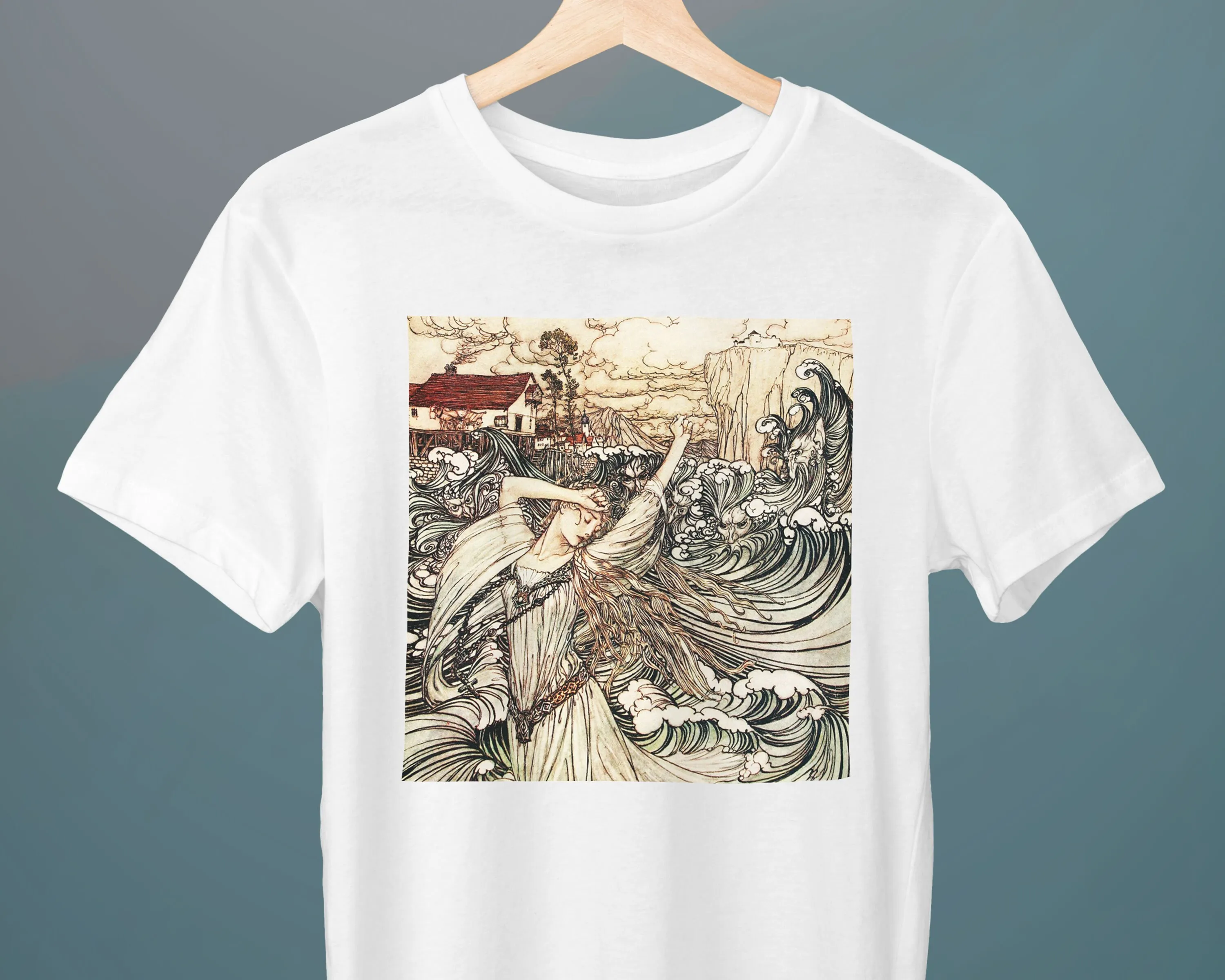 Undine Mythology Arthur Rackham Unisex T-shirt Art