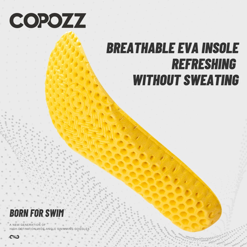 COPOZZ-Chaussures aquatiques d\'été, chaussures d\'eau à séchage rapide, respirantes, pataugeoire en amont, coordonnantes, chaussures de sport