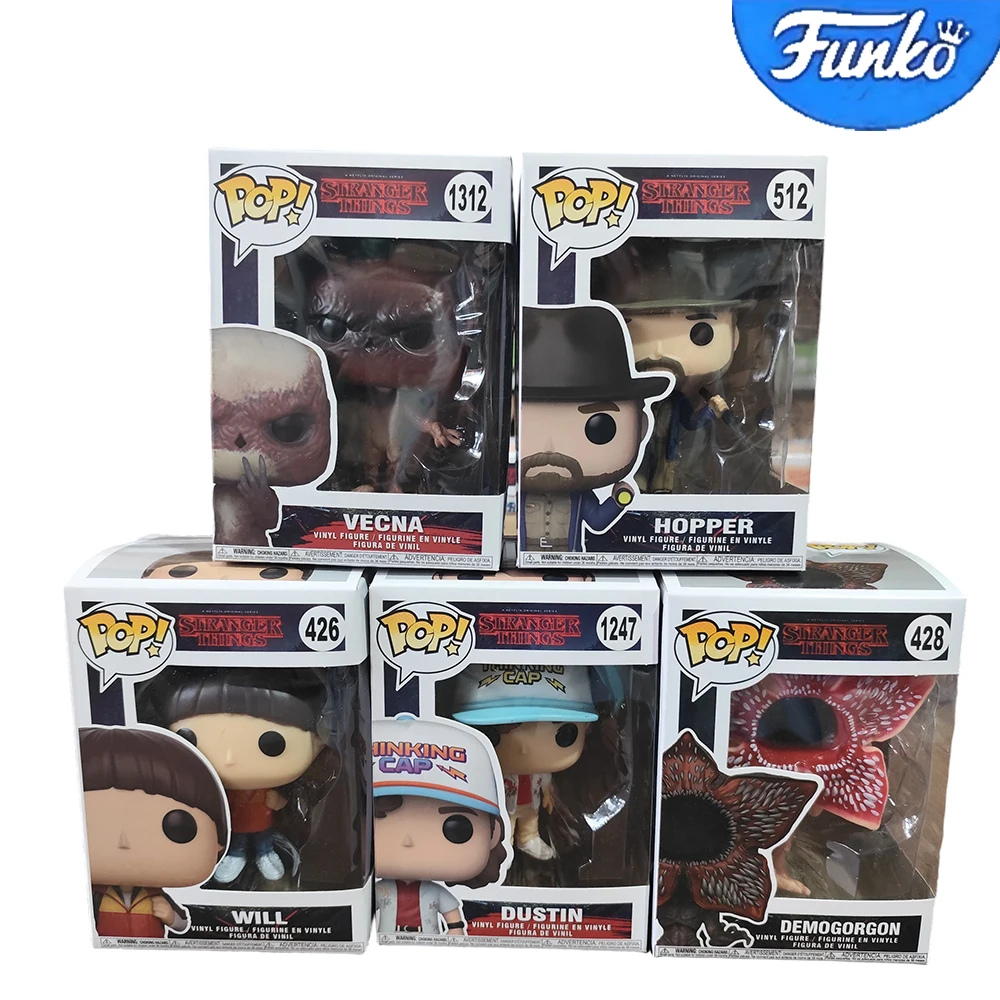 Funko Pop Television Strangers Eleven #826 Eleven #523 #827 Max #552 Max #1243 Joyce Action Figure Toys Collectible Vinyl Dolls