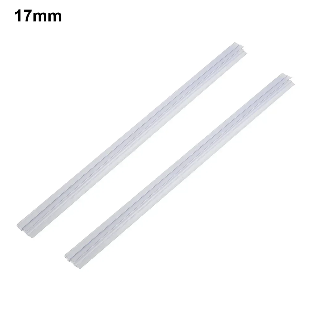Shower Door Seal 2pcs 50cm Water Deflector Customizable Length For Glass Doors Easy Installation To Prevent Leaks
