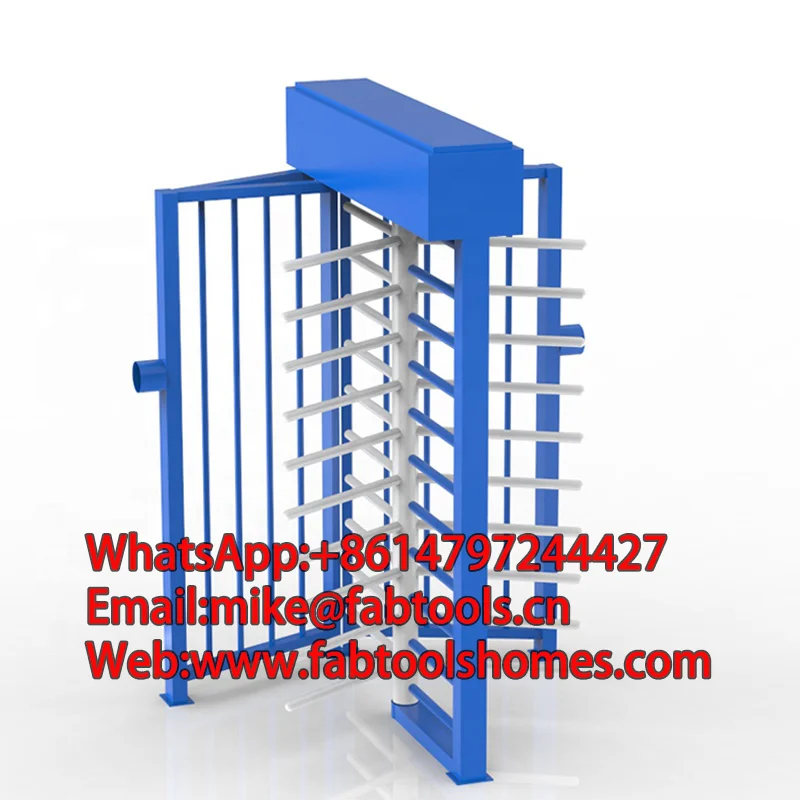 Stainless Steel Strict Management Safety Barrier Turnstile Access Control Full Height Turnstiles for Public