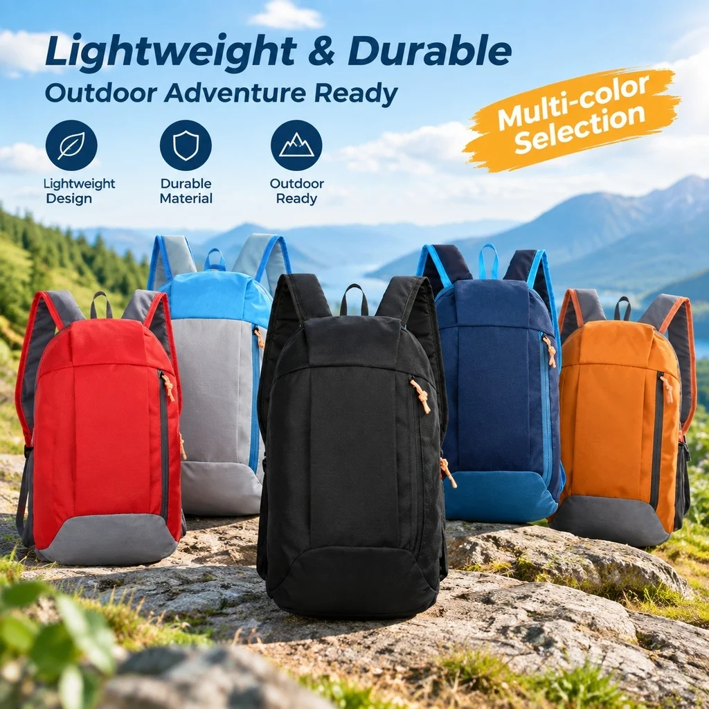 Outdoor Lightweight Small Sports MEN'S Backpack sports backpacks for men and women, casual travel, lightweight shoulders
