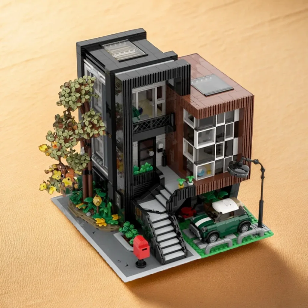 

3294 шт. Hea-on Jea Villa модульная MOC роскошная модель резиденции образовательные строительные блоки подарок