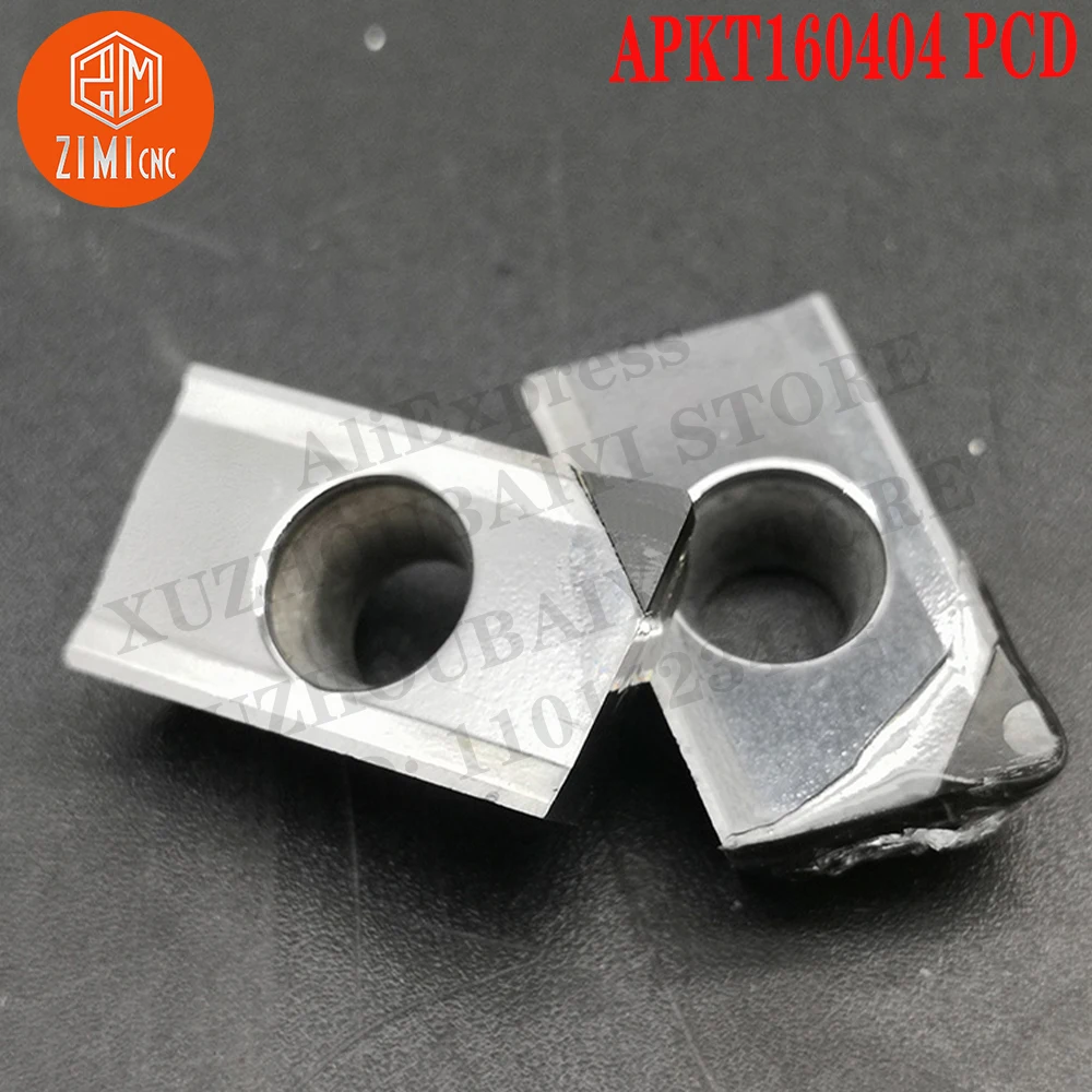 APKT160404 PCD APKT 160404 CNC Tools Carbide Milling Inserts Turning Tools CNC Cutter Lathe Blade Indexable Tools cutting tools