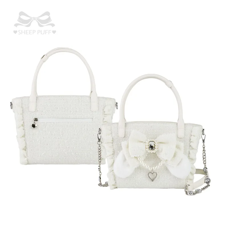 Soft Girls Shopping Bags Popular New Original Japanese Mass-Produced Lolita Style Lace Classic Handbag Crossbody Bag For Ladies