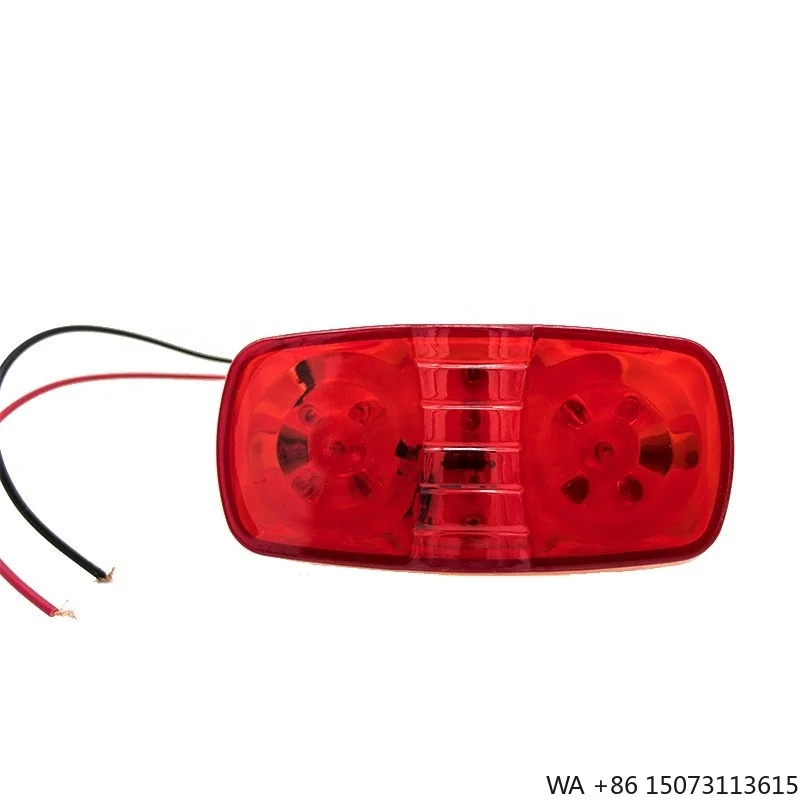 12 LED Side Marker Light Multi-Color Clearance Light Mount Indicator for Camper Truck