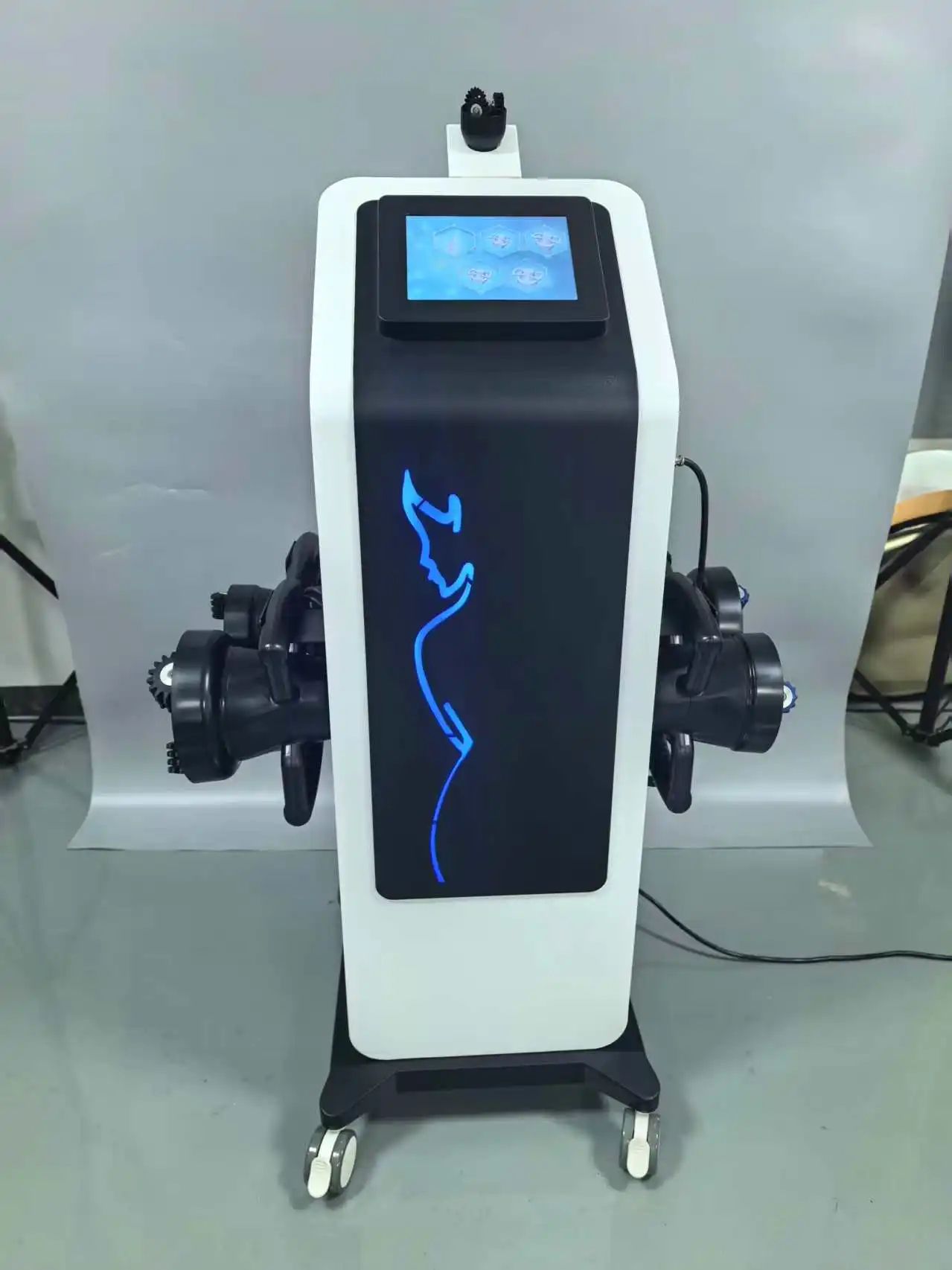 2/4/5/6/7in1 المهنية الأسطوانة العلاج التخسيس مُدلك بالاهتزاز مُدلك سلوليت لتخفيف الآلام مدلك الدهون