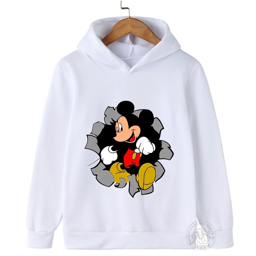 Kids Hooded Boys Girls Toddler Baby Clothes Minnie Mouse Hoodie Sweatshirt Tops Girl Autumn Winter Hoodies Coat Sweater Clothing