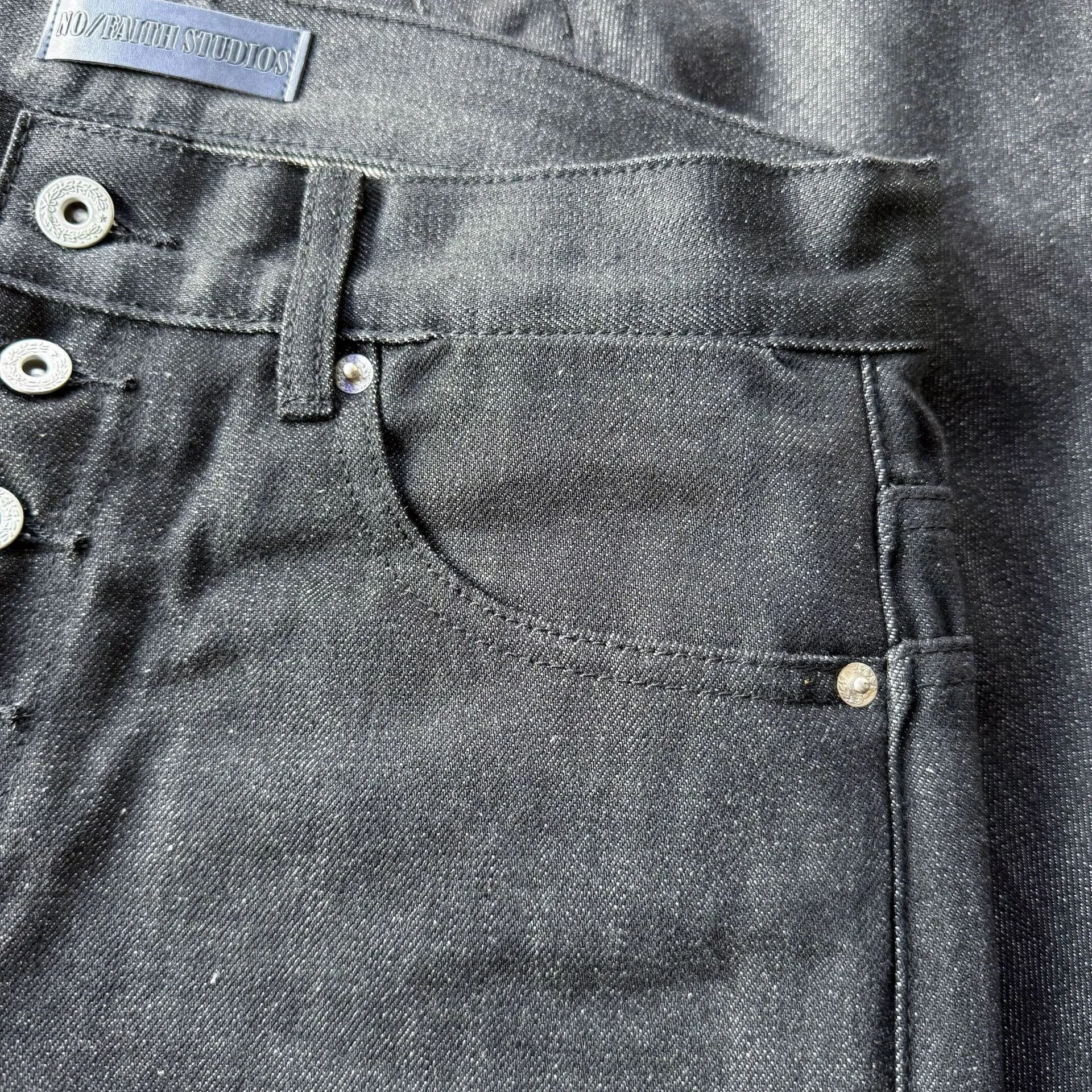 Brand New No Faith Studios Baggy PANT Jeans Cotton Denim Pants 
