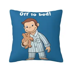 Custom Have A Good Night George The Curious Monkey Nordic Throw Pillow Covers Car Cushion