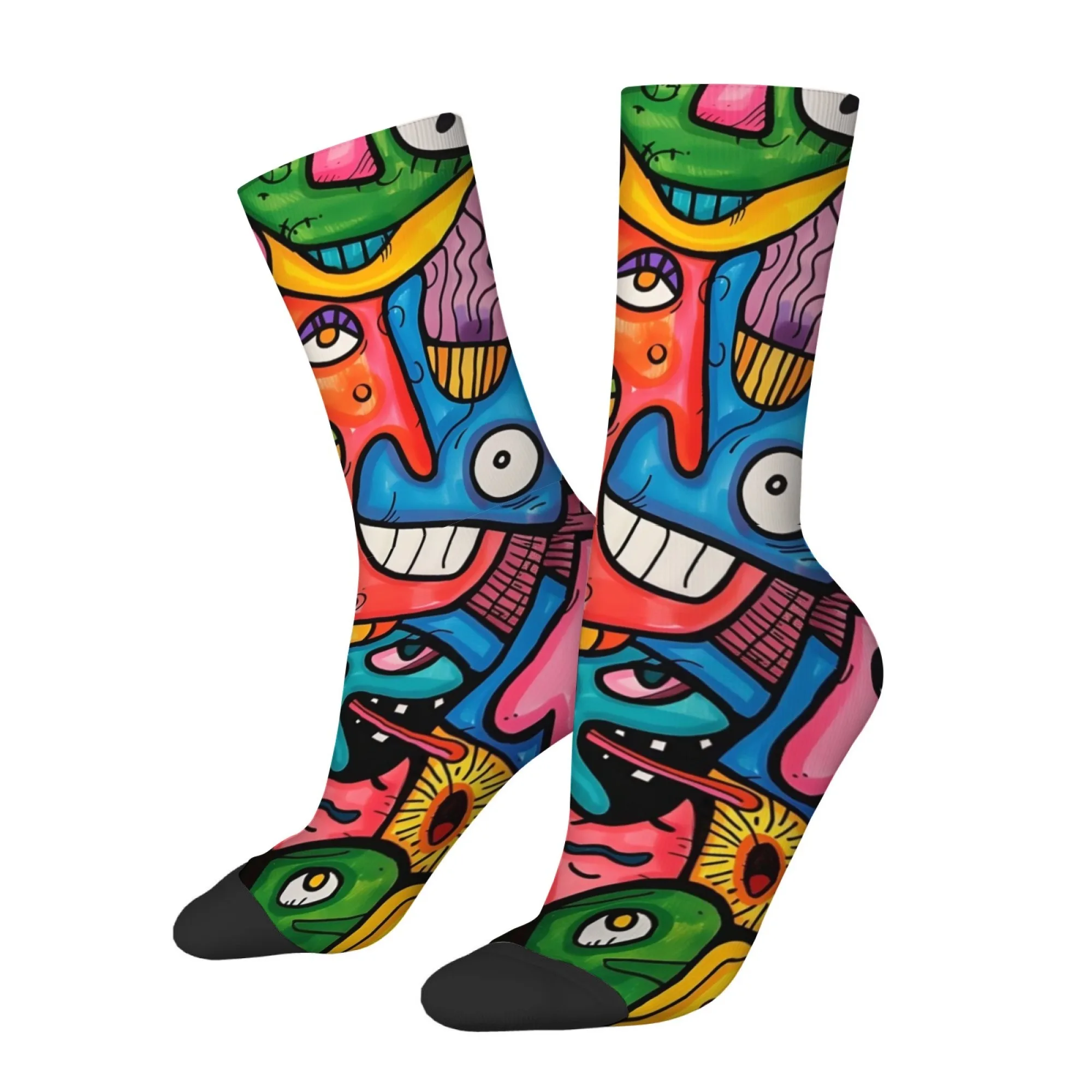 

Funny and Stylish Harajuku-style Cartoon Socks Comfortable Breathable Socks Quirky and Fun Street Style Socks Happy Gifts