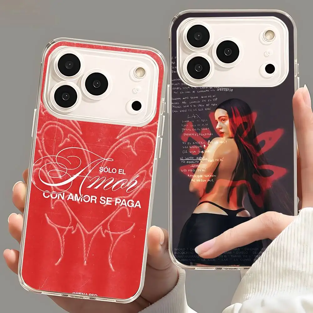 R-Rosalia P-Pienso En Tu Funda de Silicona Líquida de Lujo para iPhone 17 16 15 13 14 Pro Max 11Plus X Xr Xs Max 12mini