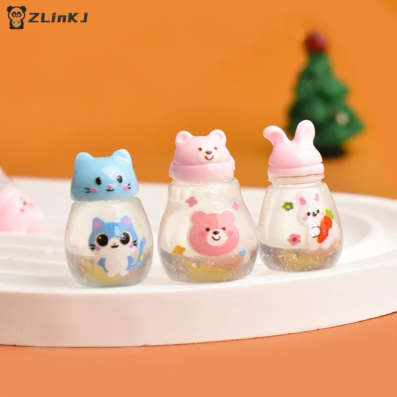 ▶5Pcs Dollhouse Simulation Cartoon Mini Water Cup Model Dollhouse Home Desktop Ornament Doll House Micro Scene Decor Props image 3