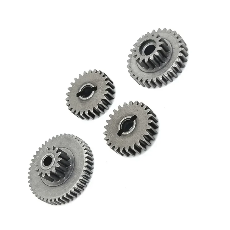 MJX H12Y/H12Y+ 1/12 RC مجموعة تروس ترقية معدنية للسيارة (ترسمة + ترس المحرك) - هيكل حديد الزهر عالي القوة