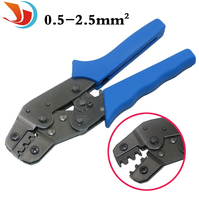 

SN-48B qstexpress Mini Europ Style crimping tool crimping plier 0.5-2.5mm2 multifuctional tool Blue handle