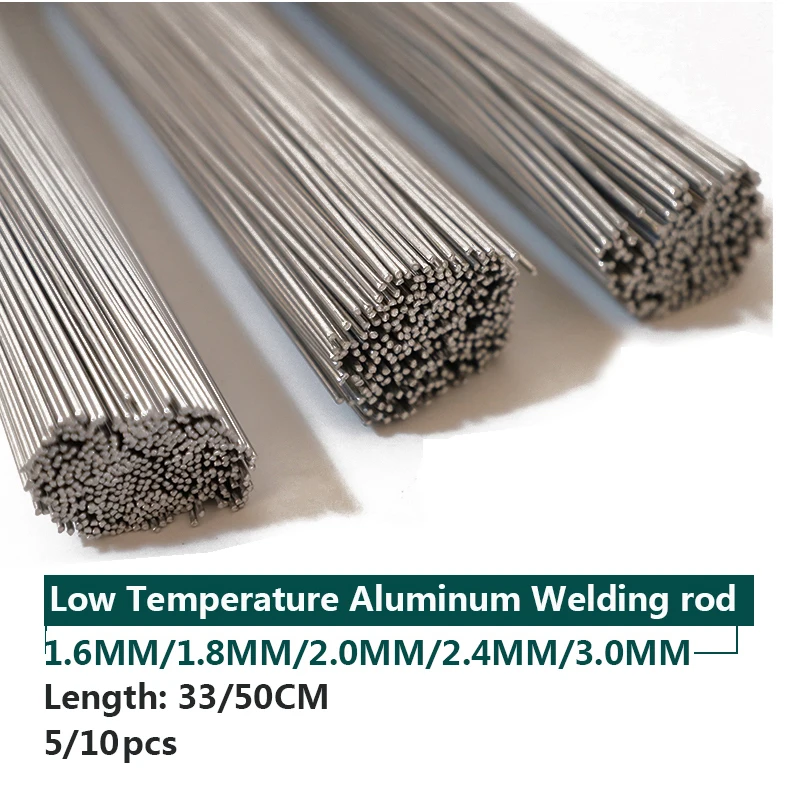 5/10pcs Universal Low Temperature Easy Melt  Welding Rod Copper Aluminum Iron Stainless Steel Cored Welding Rod Wire Electrode