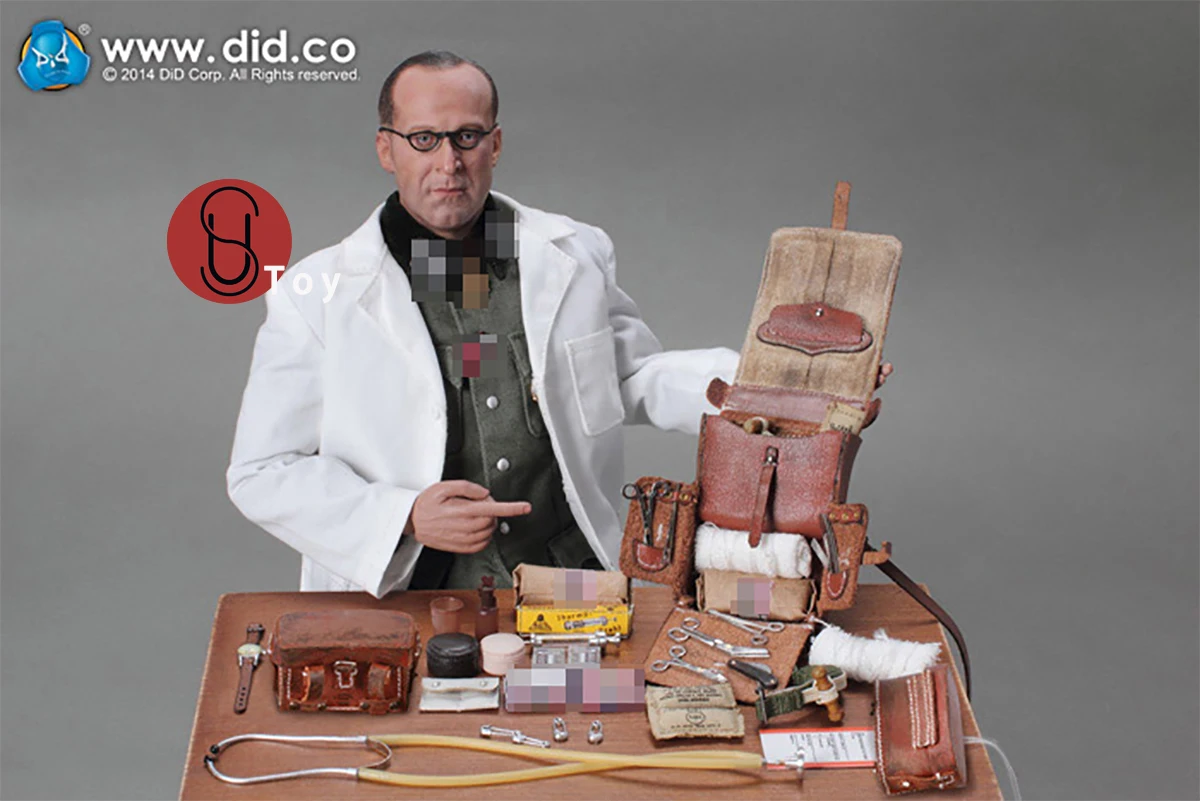 

DID D80100 1/6 SS Medic Operation Peter 12'' Male Soldier Military Action Figure Full Set Collectible Model Toys Gift