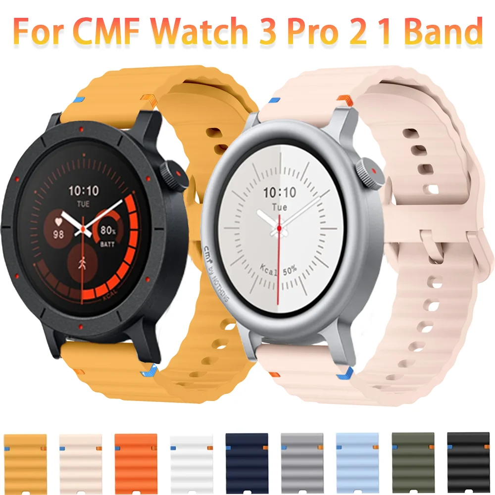 18/20/22mm Silikonarmband für Nothing CMF Watch 3 Pro 2 1 Komfortables Armband Amazfit Active Max Balance 2 1 Bip 6 5 Handgelenksband