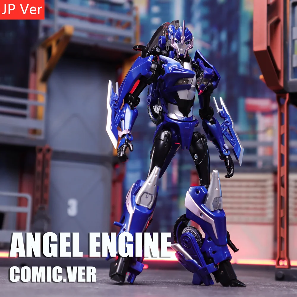 NEW APC Transformation APC-Toys First Edit Female TFP Blue Japanese Comic Ver Angel Engine Arcee Motorcycle Action Figure In Box