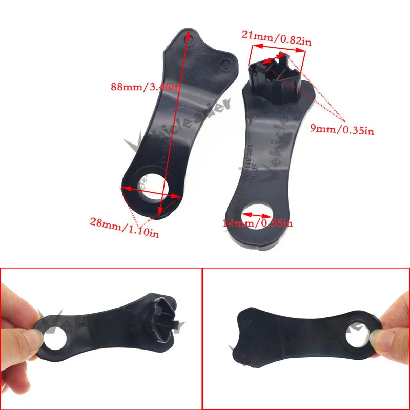 Auto Frontscheinwerfer Scheinwerfer Reparatursatz Halterung Clip für BMW 5er E60 E61 63126949634 63126949633 63126941478 63126942478 – Detail 2