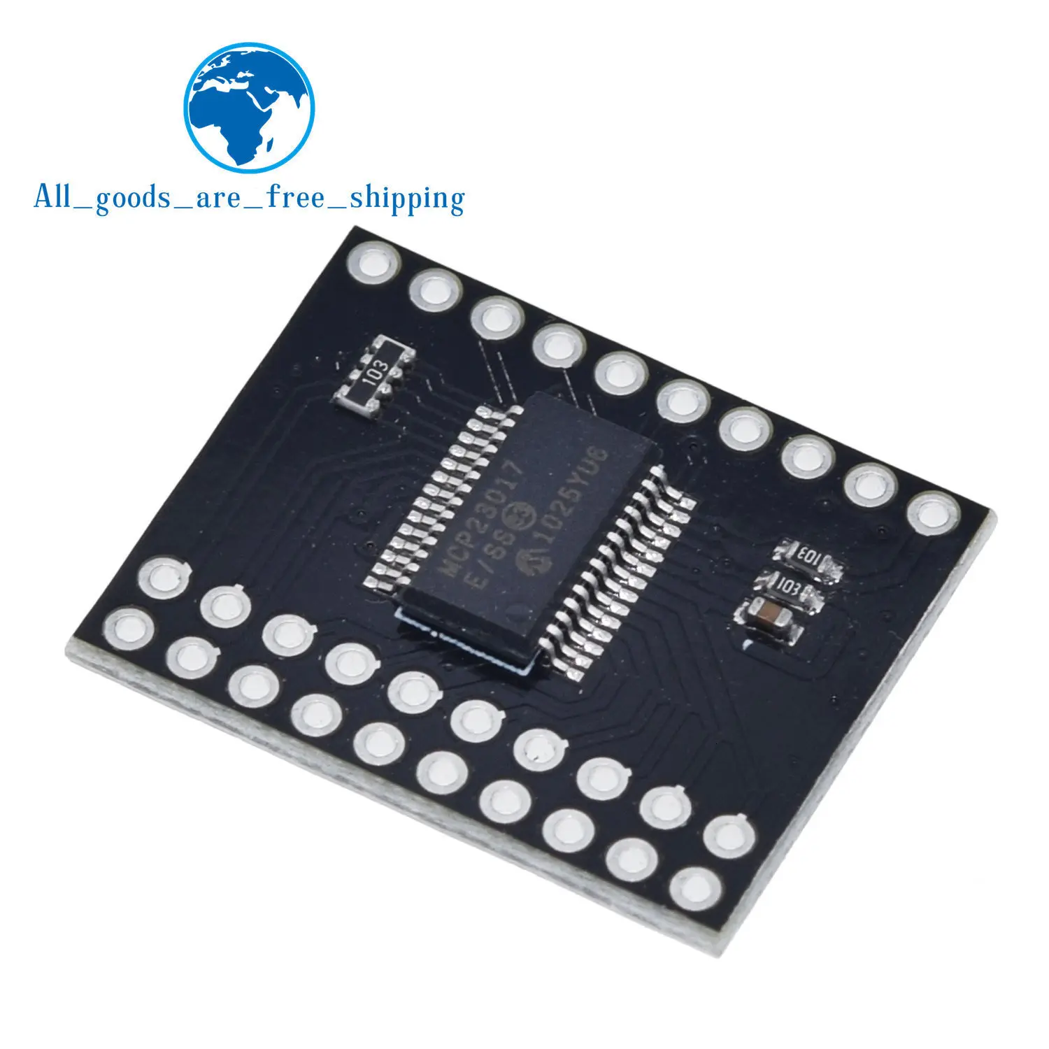 TZT 1/3PCS MCP23017 Interface Modul IIC I2C SPI MCP23S17 16-Bit I/O Expander Pins 10Mhz interface Modul – Detail 7