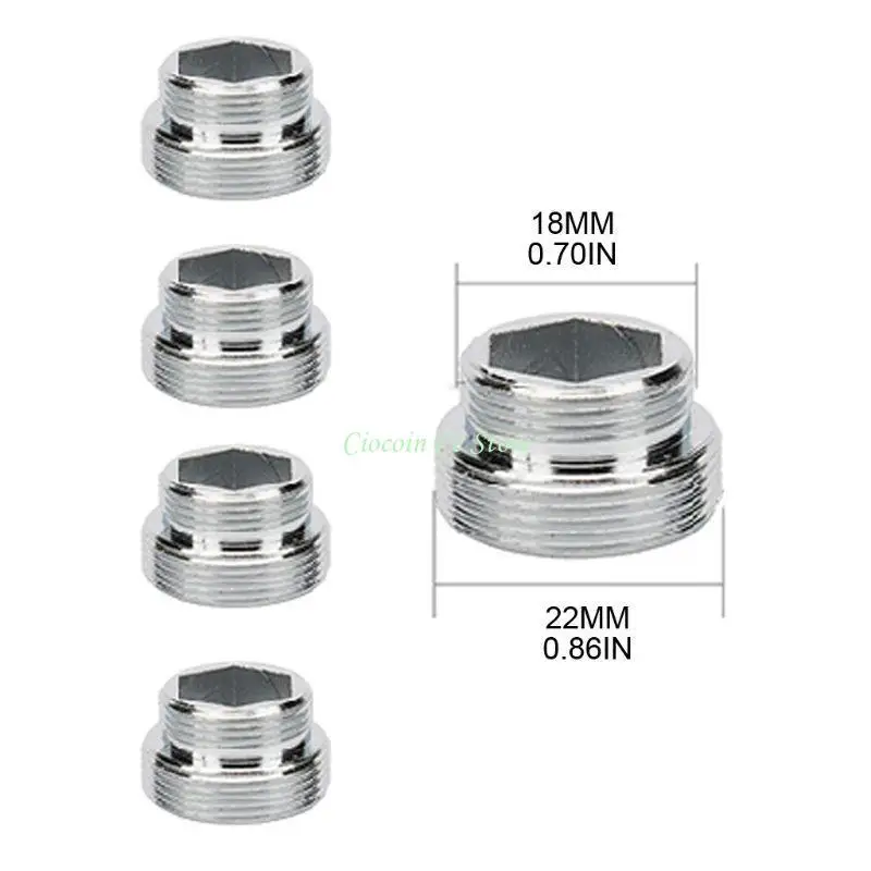 

X90F 5 шт. латунный адаптер для аэратора, комплект адаптеров для крана, разъем для аэратора для очистки воды