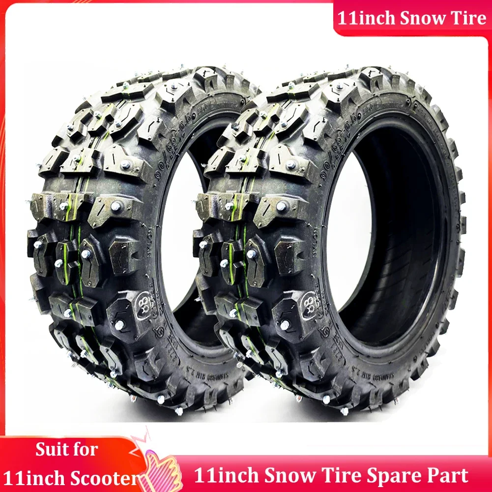 11inch Snow Tire Tubeless Snow Tire 11inch Pneumatic Snow Tire for 11inch Scooter Zero 11X Kaabo Wolf Warrior 11 King+ GT